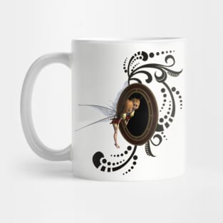 Fairy looks in the mirror Mug